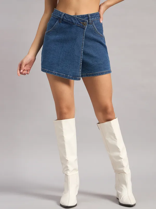 Sand_Dunes_Women’S_Blue_Denim_Skort