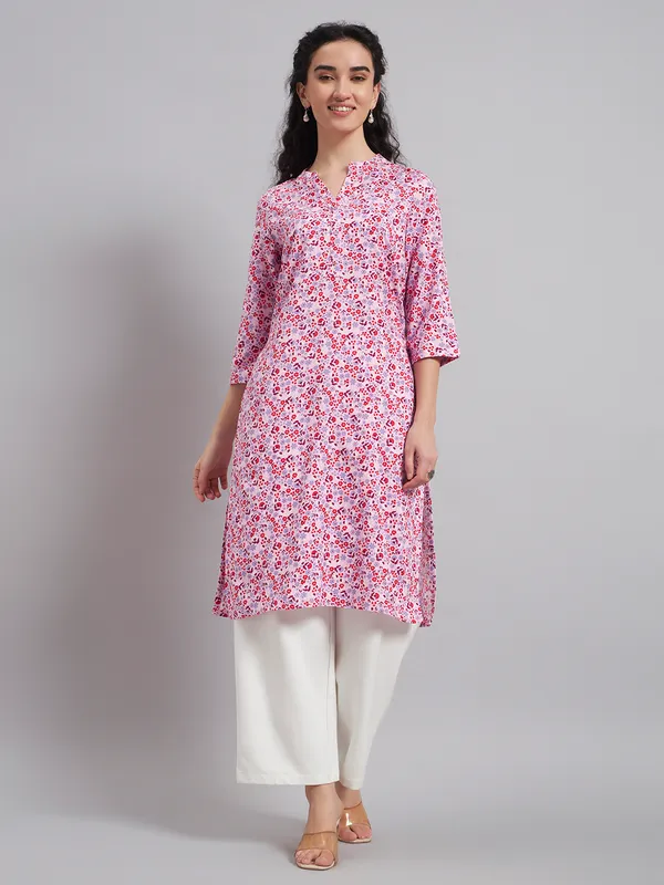 Sand_Dunes_Women_Pink_Floral_Printed_Kurti