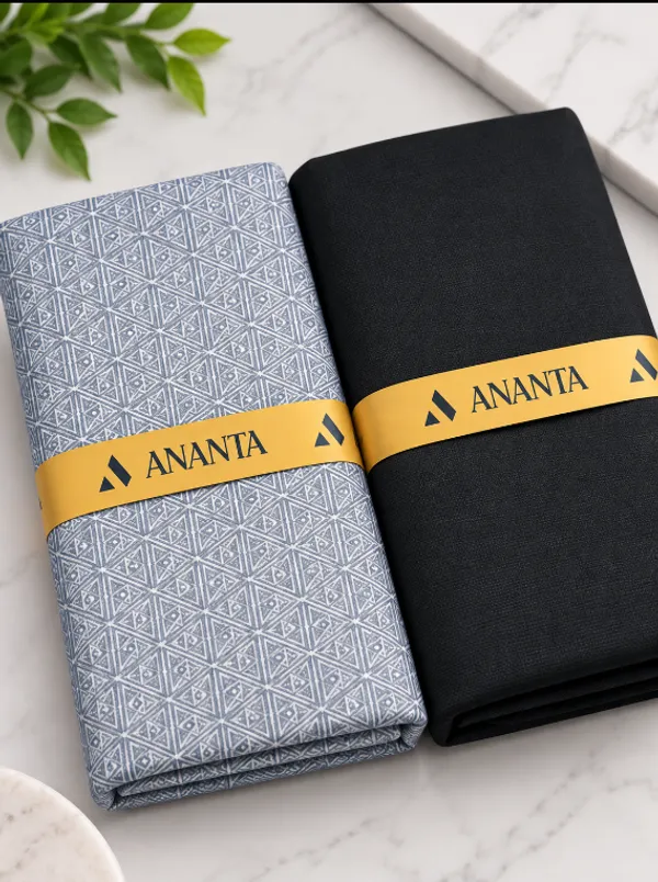 Geometric_Printed_And_Solid_Bedsheet_Set