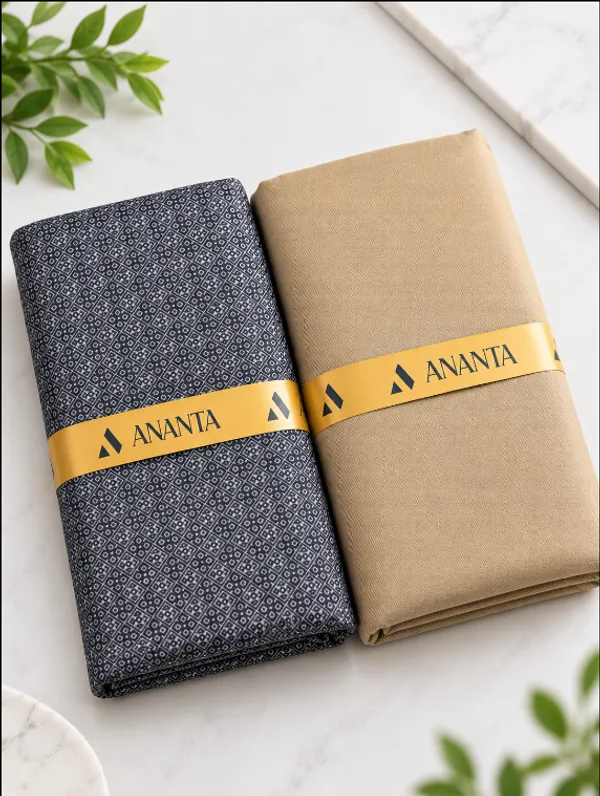 Black_Patterned_And_Beige_Unstitched_Fabric_Set