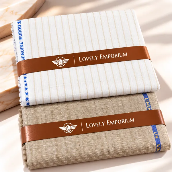 White_And_Beige_Woven_Dhoti_Set_for_Men