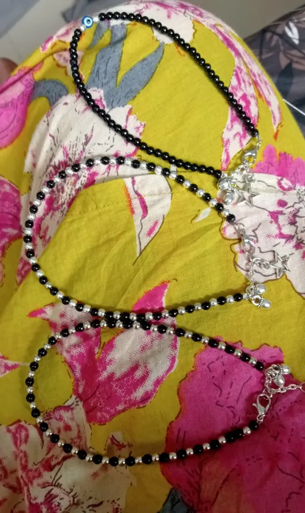 Black_Beaded_Layered_Charm_Necklace_for_Women
