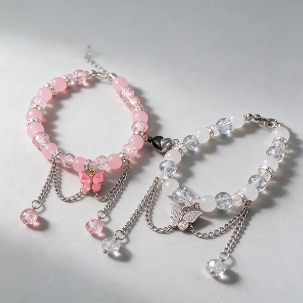Pink_Beaded_Butterfly_Charm_Necklace_for_Women