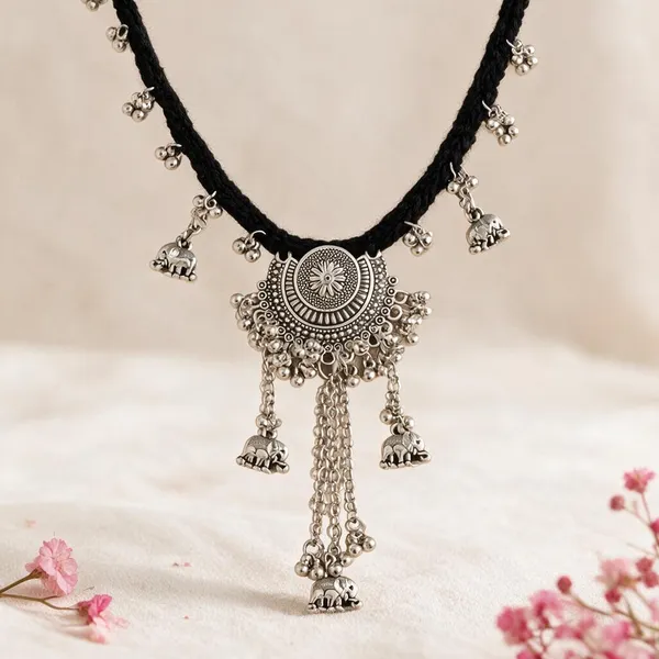 Black_Thread_Oxidised_Silver_Ethnic_Necklace_for_Women
