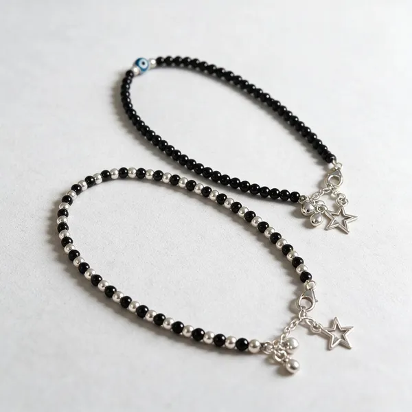 Black_Beaded_Layered_Charm_Necklace_for_Women