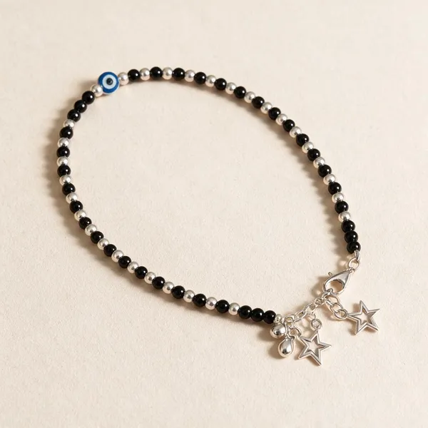Black_Beaded_Layered_Charm_Necklace_for_Women
