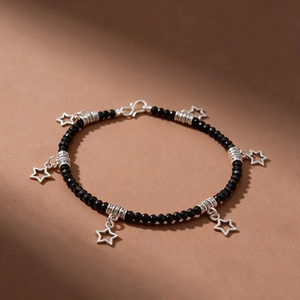 Black_Beaded_Star_Charm_Bracelet_Set_for_Women