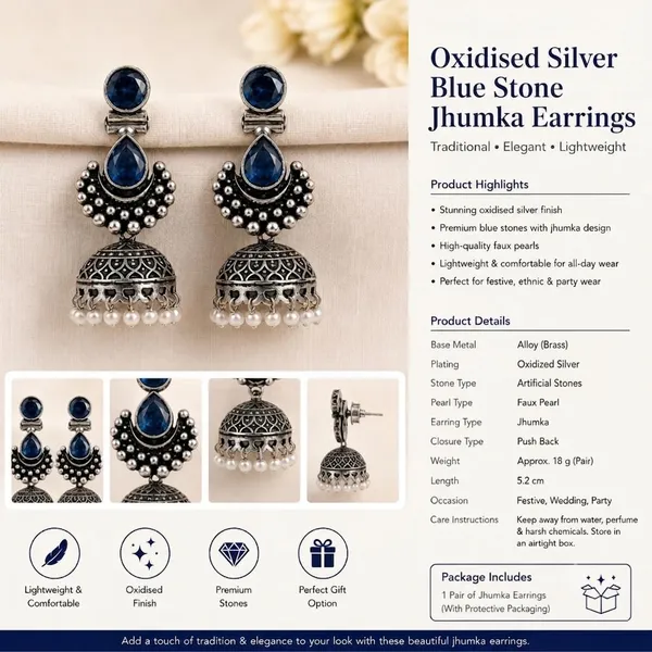 Jhumka_Earrings_For_Girls_Women_Festival_Wedding_Ethnic_Wear_Navratri_Garba