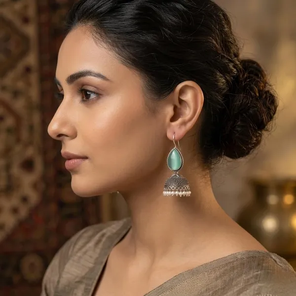 Oxidized_Silver_Plated_Brass_Teardrop_Jhumka_Earrings_For_Girls_Women