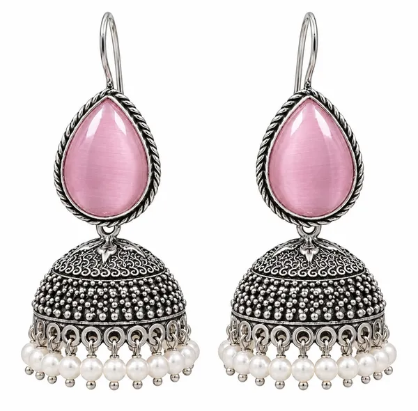 Oxidized_Silver_Plated_Brass_Teardrop_Jhumka_Earrings_For_Girls_Women