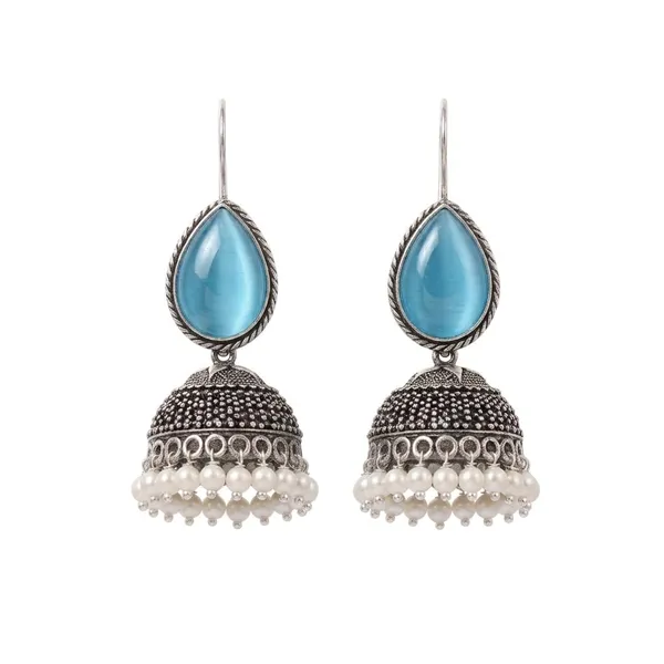 Oxidized_Silver_Plated_Brass_Teardrop_Jhumka_Earrings_For_Girls_Women