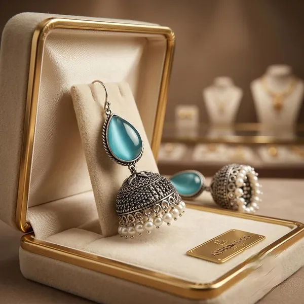 Oxidized_Silver_Plated_Brass_Teardrop_Jhumka_Earrings_For_Girls_Women