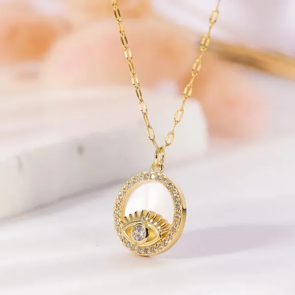 Mystic_Guard_Evil_Eye_Cz_Pendant_Necklace_Default_Title