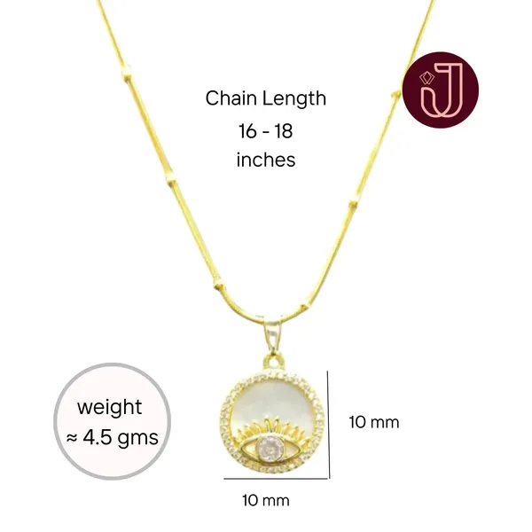 Mystic_Guard_Evil_Eye_Cz_Pendant_Necklace_Default_Title