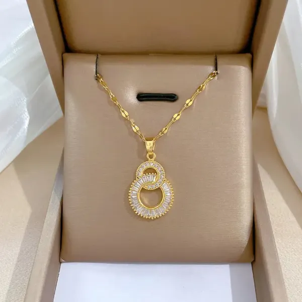 Golden_Loop_Double_Circle_Pendant_Necklace_Default_Title