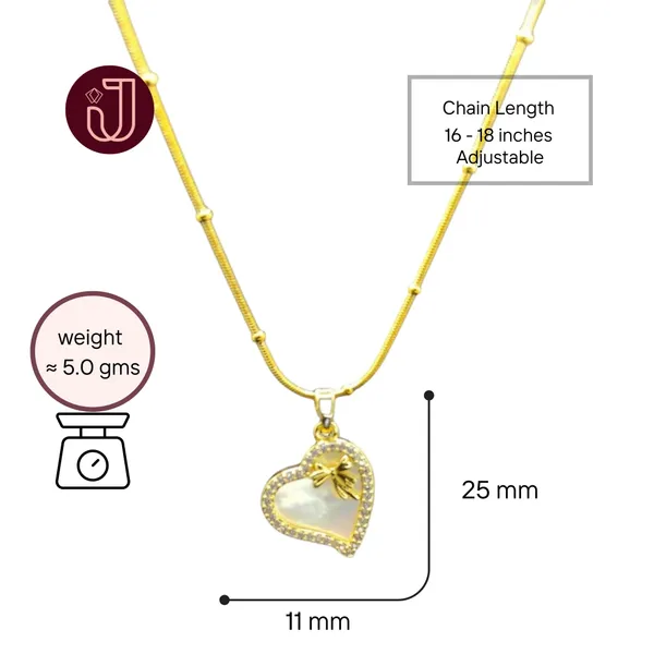 Golden_Whisper_Gifted_Heart_Crystal_Necklace_Default_Title