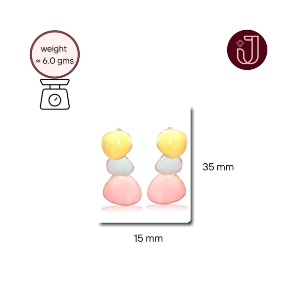 Golden_Flow_Yellow_Gold_Enamel_Dangle_Earrings_Default_Title