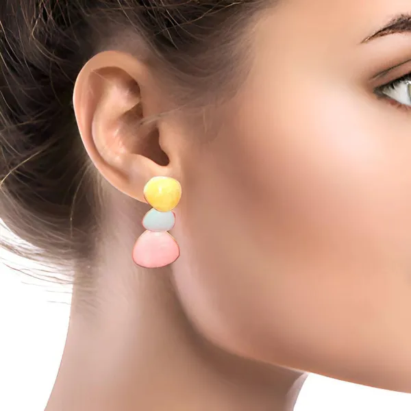 Golden_Flow_Yellow_Gold_Enamel_Dangle_Earrings_Default_Title