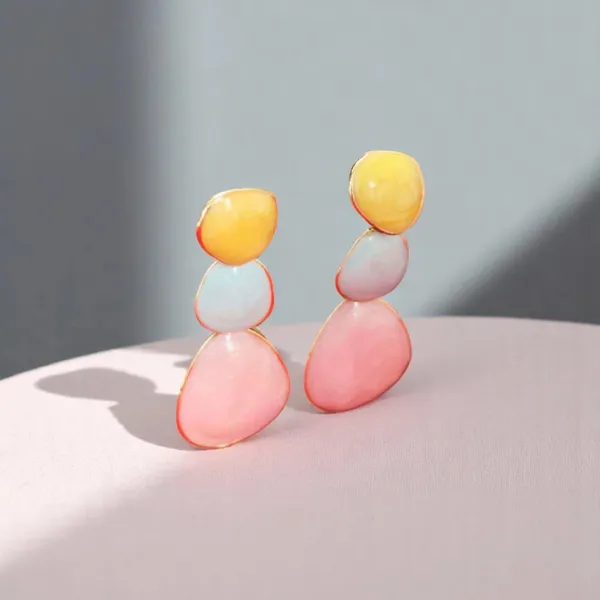 Golden_Flow_Yellow_Gold_Enamel_Dangle_Earrings_Default_Title