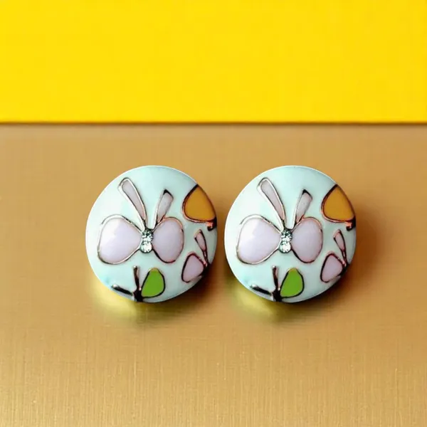 Whimsy_Bloom_Pink_Butterfly_Floral_Stud_Earrings_Default_Title