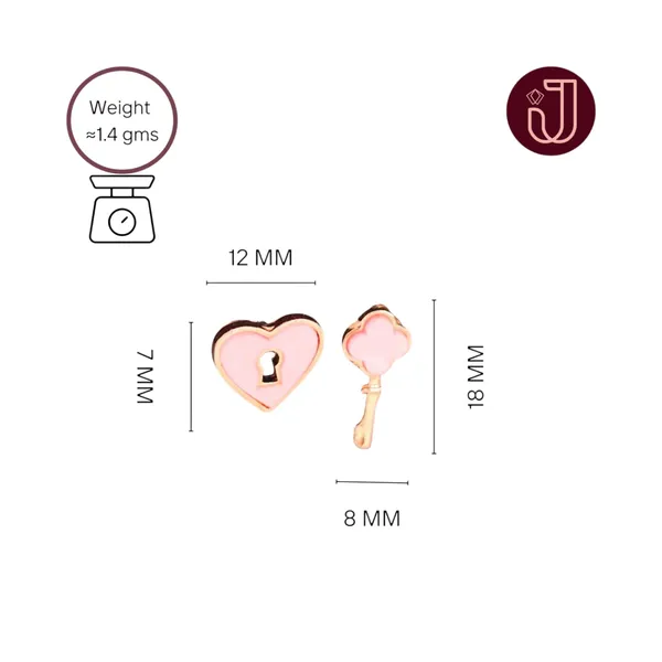 Sweet_Secret_Pink_Heart_Lock_Key_Stud_Earrings_Default_Title