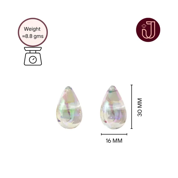 Glasswhisper_Clear_Resin_Teardrop_Earrings_Default_Title