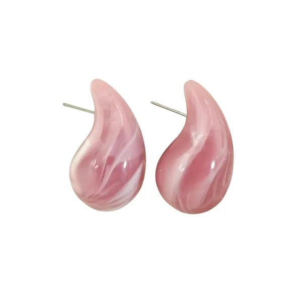 Sunkissed_Muse_Light_Coral_Resin_Teardrop_Earrings_Default_Title