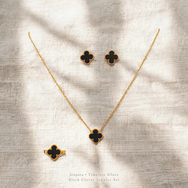 Timeless_Allure_Black_Clover_Jewelry_Set_Default_Title