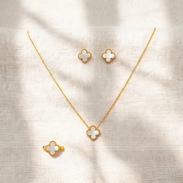 Serene_Elegance_White_Clover_Jewelry_Set_Default_Title