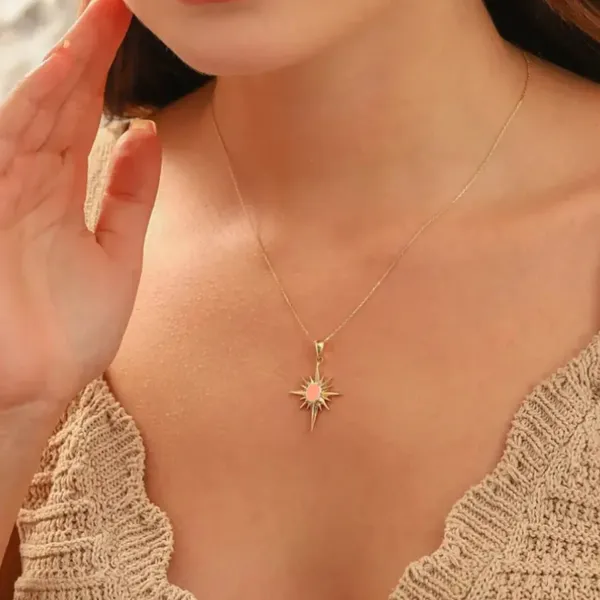 Blush_Radiance_Pink_Opal_Sunburst_Pendant_Necklace_Default_Title