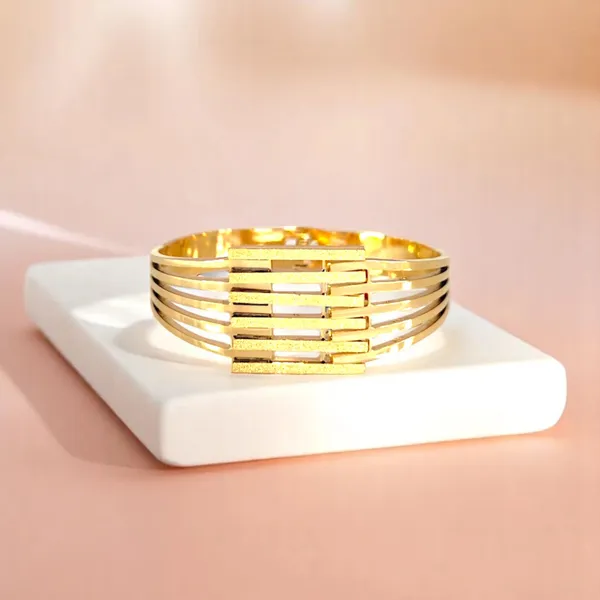 Gleam_Flow_Multi_Strand_Gold_Glitter_Bracelet_Default_Title