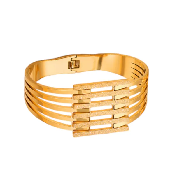 Gleam_Flow_Multi_Strand_Gold_Glitter_Bracelet_Default_Title