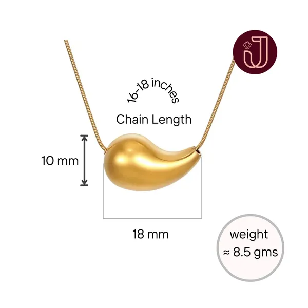 Pure_Flow_Gold_Water_Droplet_Pendant_Necklace_Default_Title
