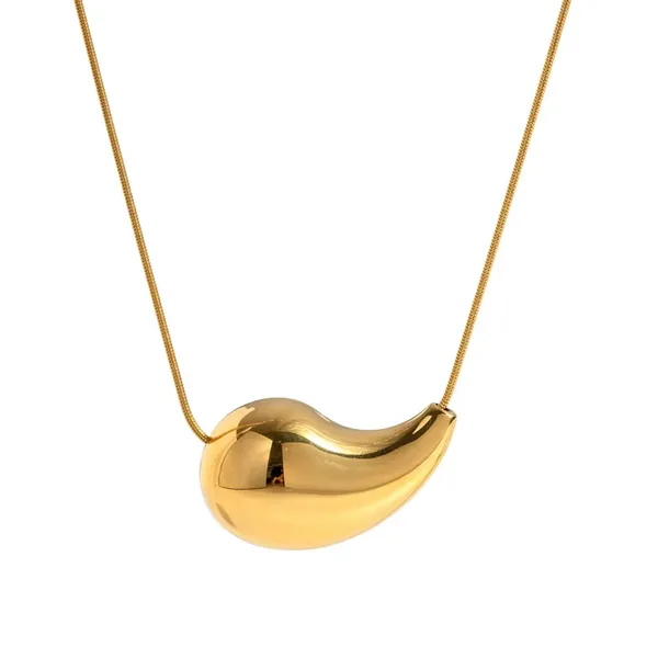 Pure_Flow_Gold_Water_Droplet_Pendant_Necklace_Default_Title