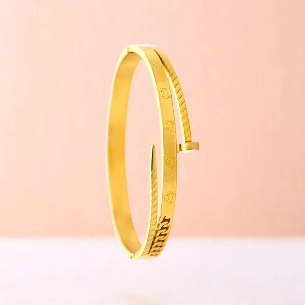 Power_Stack_Triple_Layer_Nail_Gold_Bracelet_Default_Title