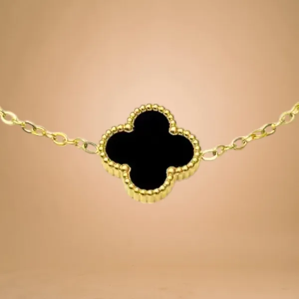Midnight_Grace_Black_Clover_Chain_Bracelet_Default_Title