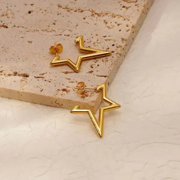 Lunar_Halo_Gold_Star_Hoop_Earrings_Default_Title