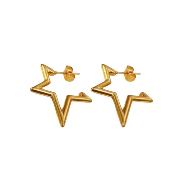 Lunar_Halo_Gold_Star_Hoop_Earrings_Default_Title