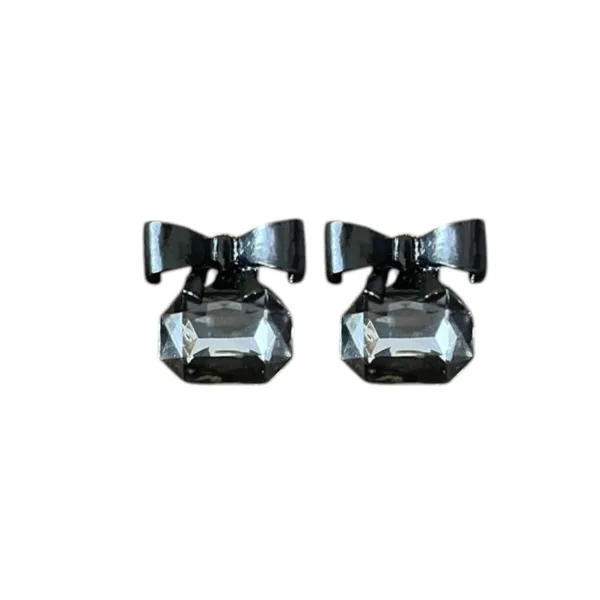 Velvet_Drama_Black_Bow_Gemstone_Stud_Earrings_Default_Title