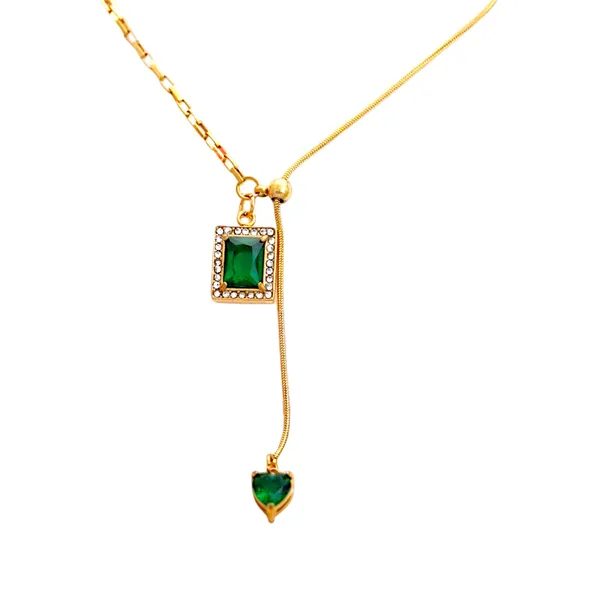 Emerald_Dusk_18k_Gold_Plated_Y_Necklace_With_Green_Stone_Drop_Default_Title