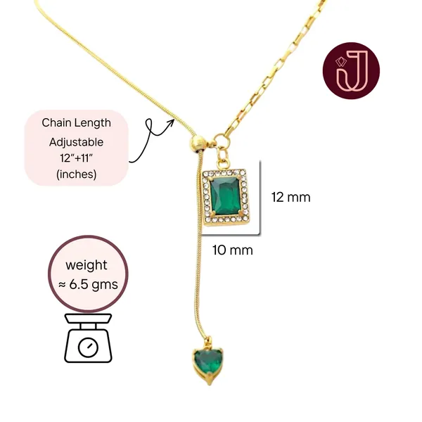 Emerald_Dusk_18k_Gold_Plated_Y_Necklace_With_Green_Stone_Drop_Default_Title