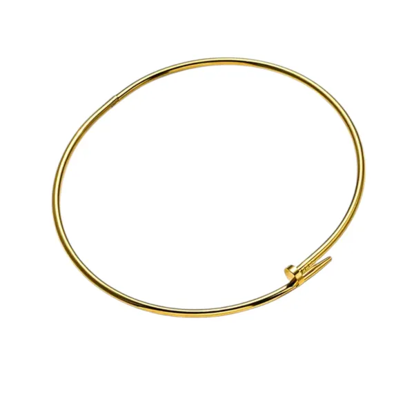 Power_Loop_18k_Gold_Nail_Choker_Necklace_Default_Title