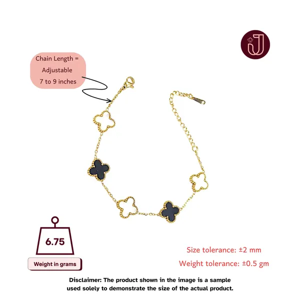 Luxe_Luck_Clover_Chain_Bracelet_Default_Title
