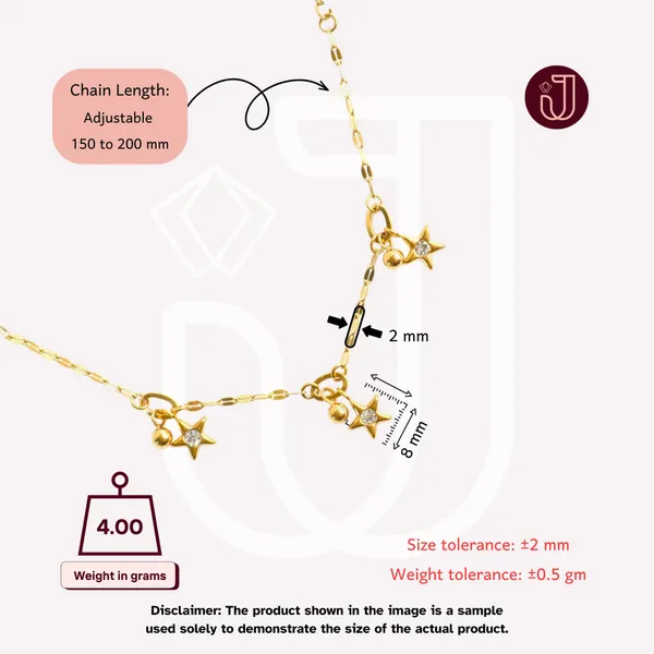 Celestial_Wish_Gold_Star_Charm_Bracelet_Default_Title