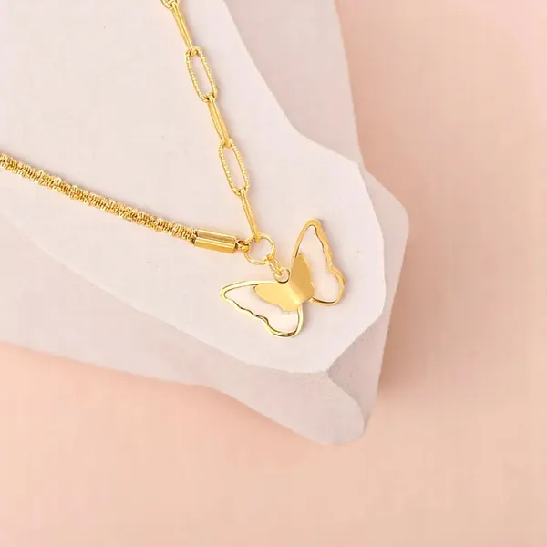 Golden_Flutter_Butterfly_Charm_Bracelet_Default_Title