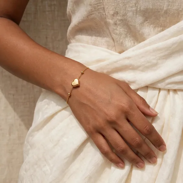 Golden_Orbit_Gold_Ball_Chain_Bracelet_Default_Title