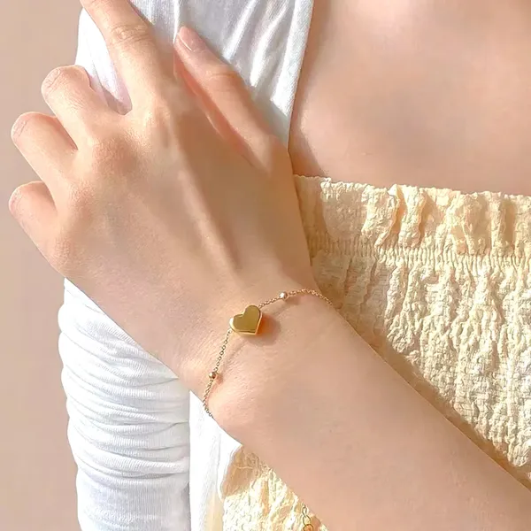 Golden_Orbit_Gold_Ball_Chain_Bracelet_Default_Title