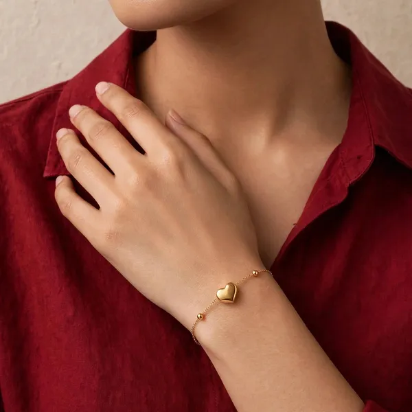 Golden_Orbit_Gold_Ball_Chain_Bracelet_Default_Title