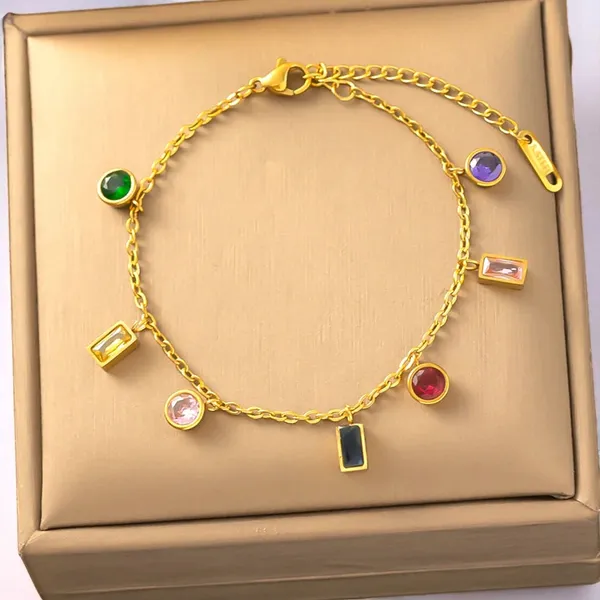 Angular_Bloom_Gold_Geometric_Cz_Charm_Bracelet_Default_Title