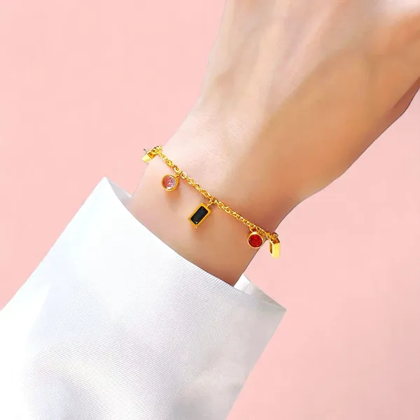 Angular_Bloom_Gold_Geometric_Cz_Charm_Bracelet_Default_Title